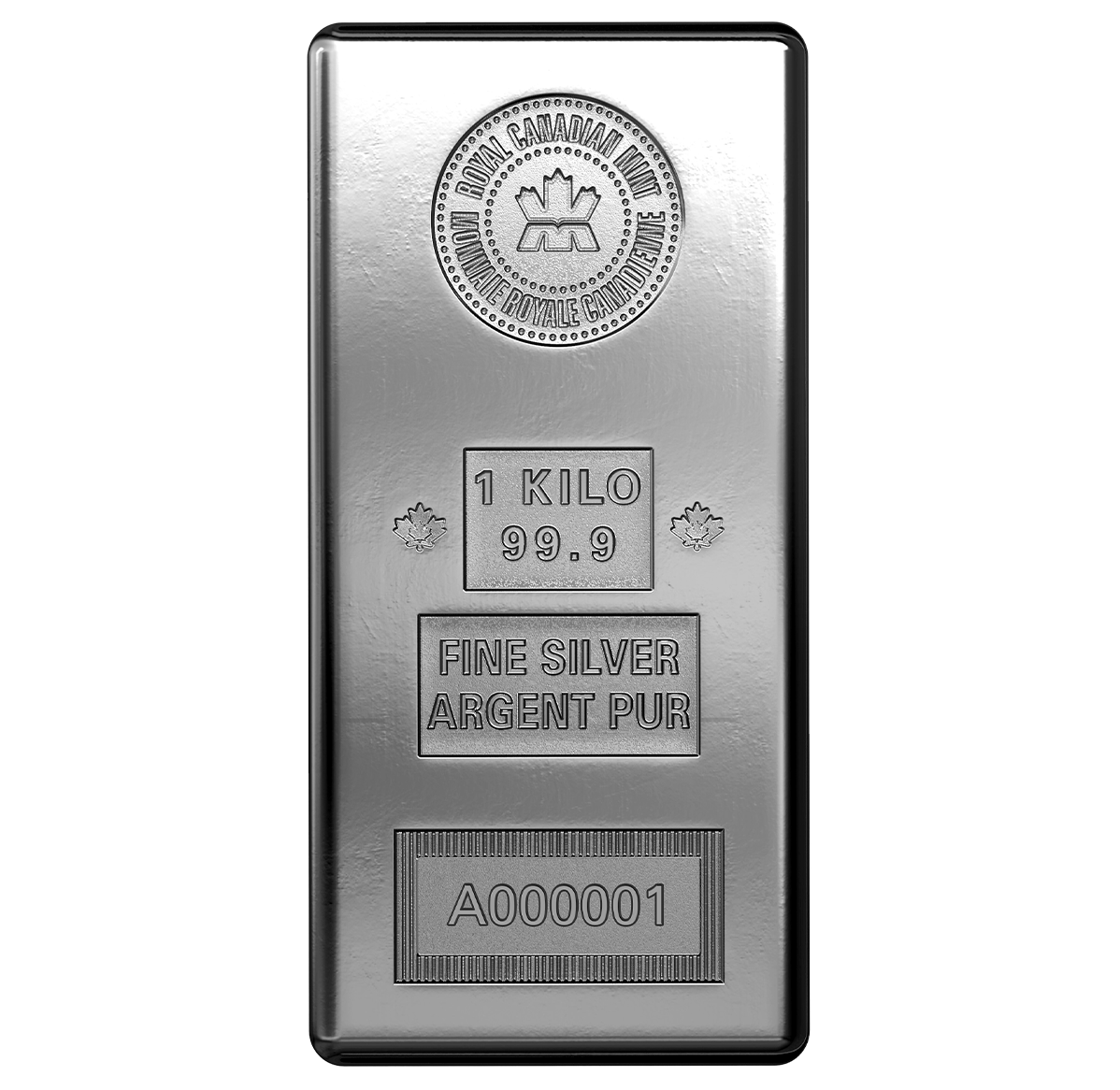 2020 1 Kilo 999 Pure Silver Bar (Bullion)