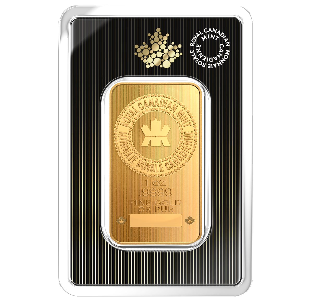 2021 1 oz. 99.99% Pure Gold Bar (Bullion) | The Royal Canadian Mint