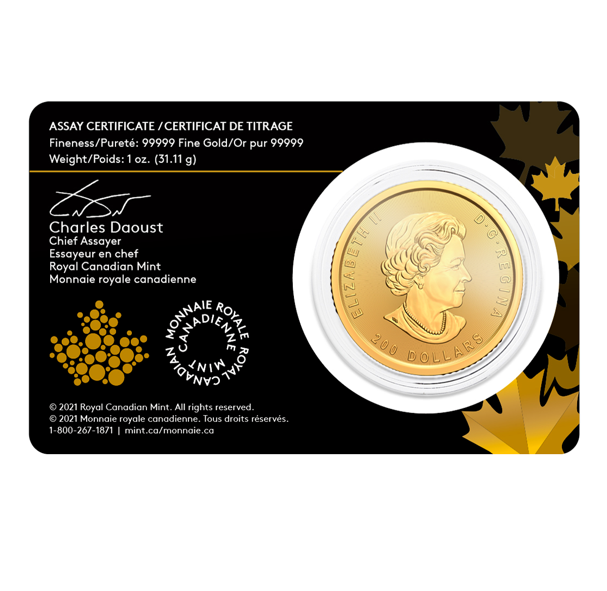 2021 $8 1 ½ OZ. 99.99% PURE SILVER COIN – GOSHAWK(BULLION