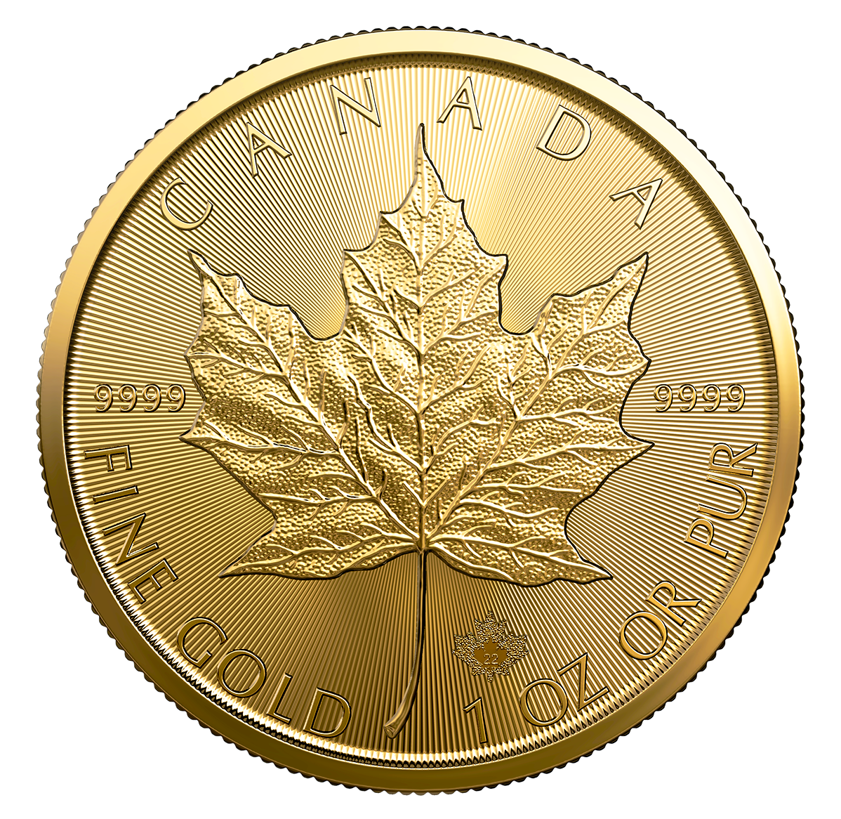 2022 $50 1 oz. 99.99% Pure Gold Coin – GML (Bullion)