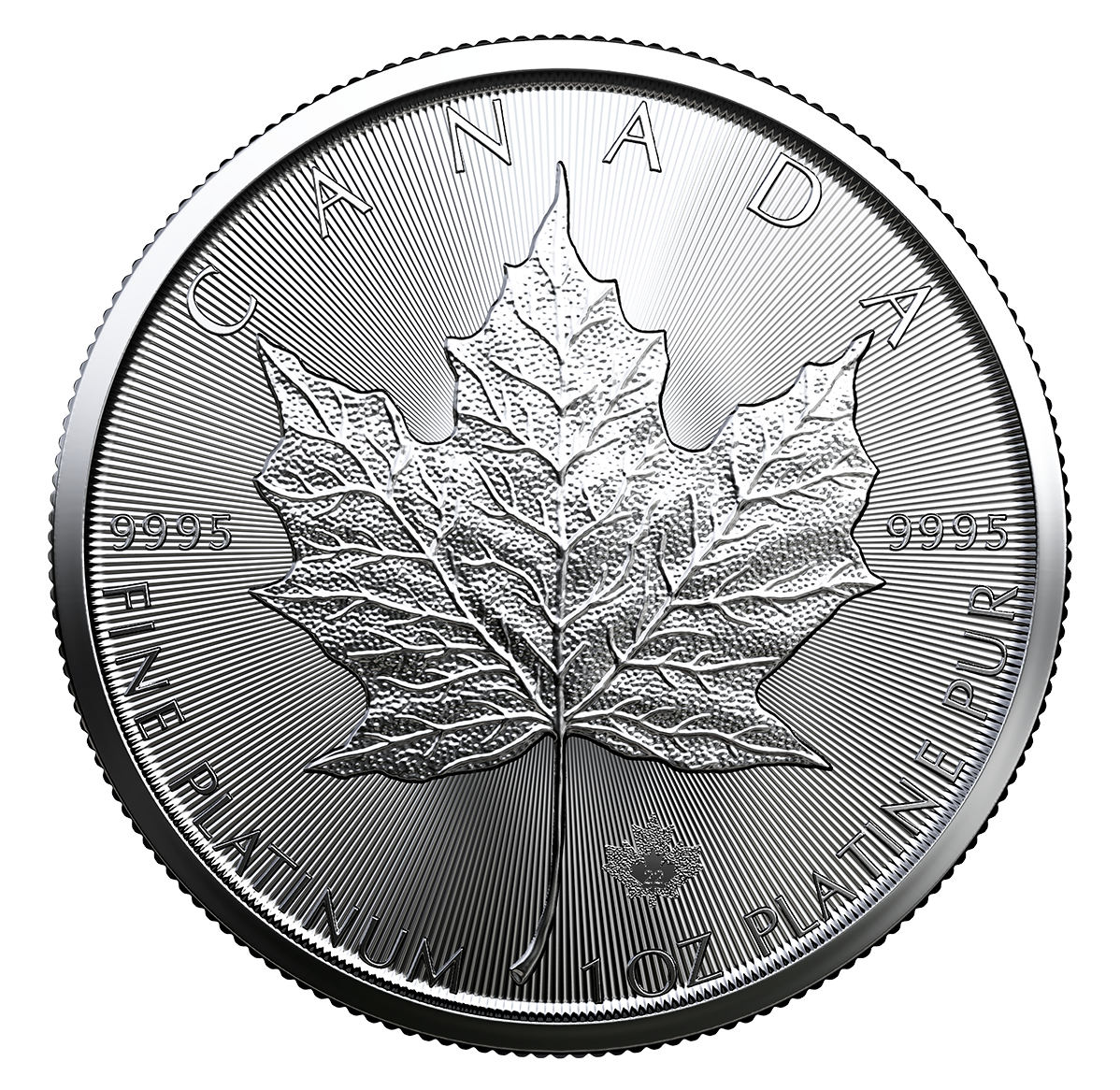 2022 $50 1oz. 99.95% Pure Platinum Coin - PtML (Bullion)