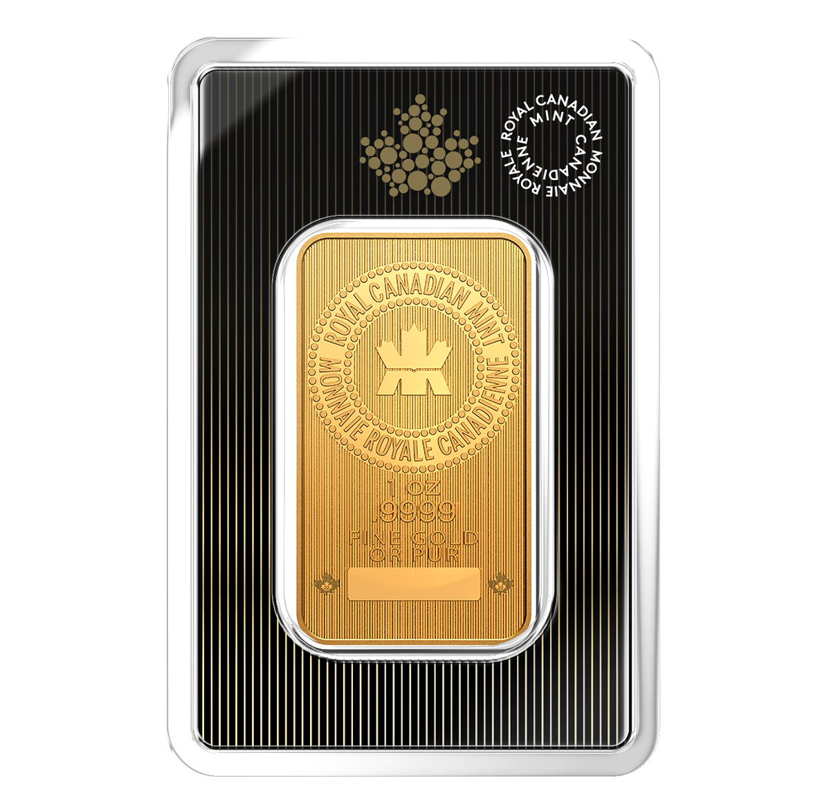 2022 1 oz. 99.99% Pure Gold Bar (Bullion) | The Royal Canadian Mint