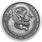 Pièce de 5 $ haut relief de 1 oz en argent pur à 99,99 % 2022 dragon (pièce d'investissement)