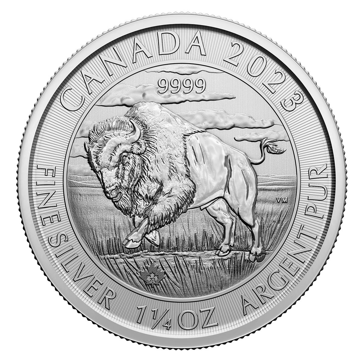 2023 Bison - 1 1/4-oz. 99.99% Pure Silver Coin (Bullion)