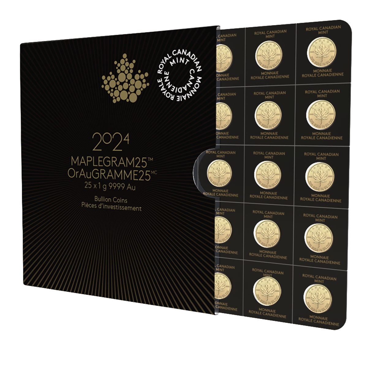 2024 MAPLEGRAM25™ (Bullion GML 25 X 1 g) | The Royal Canadian Mint