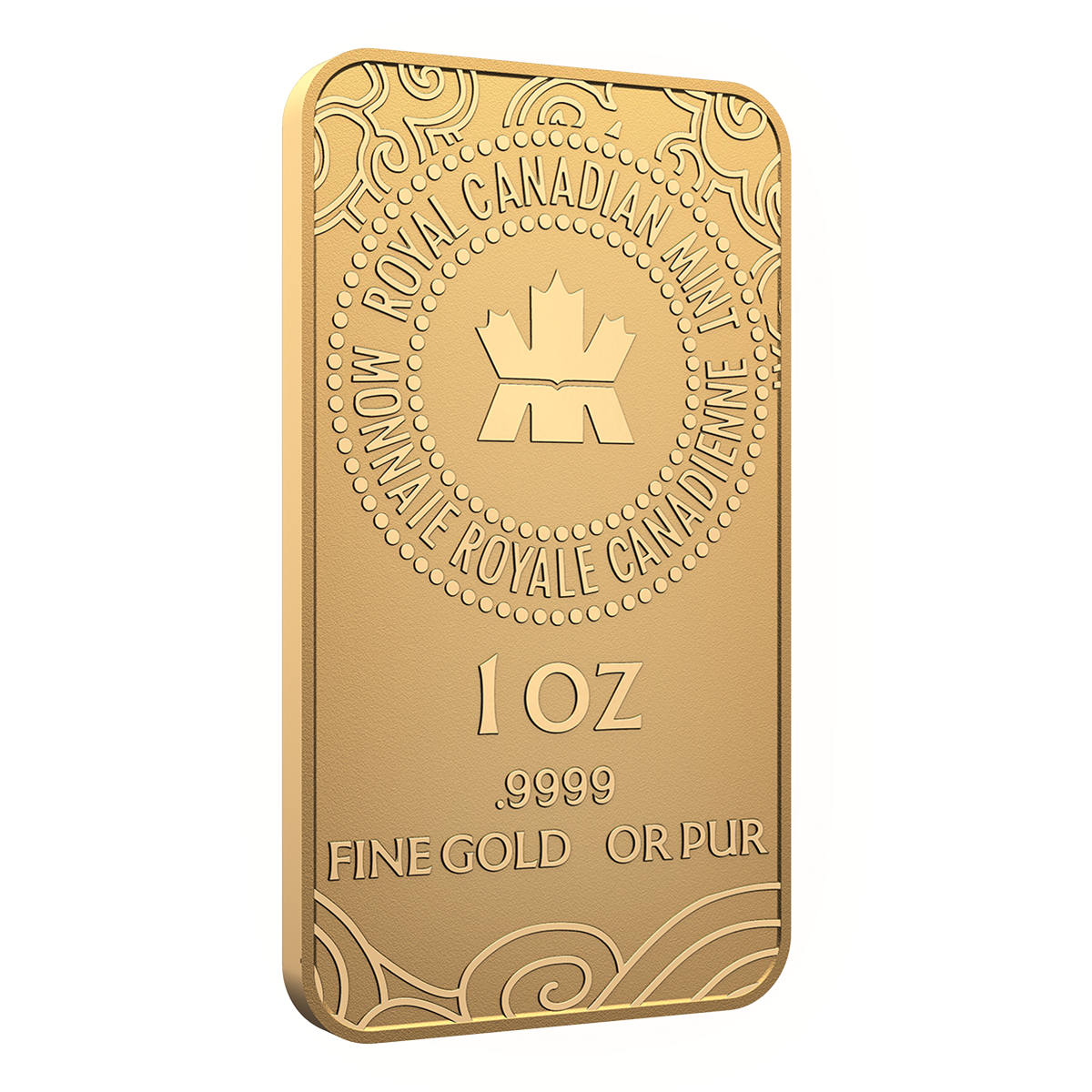 2025 1 oz. 99.99% pure gold bar (Bullion) – Lunar Year of the