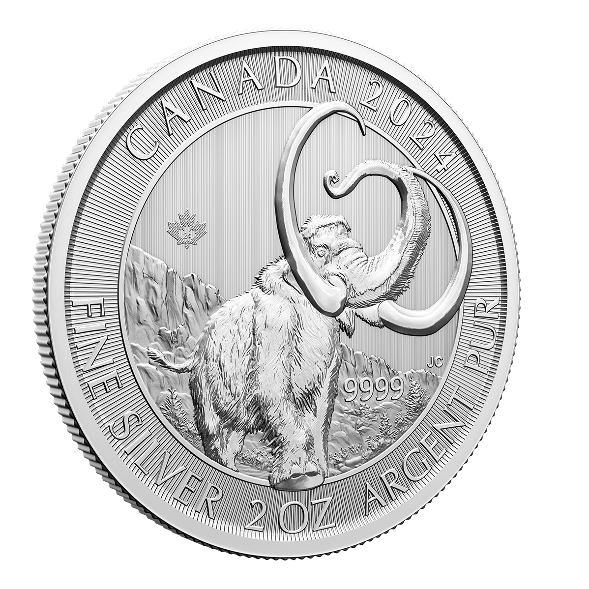 1 Unze Kupfermünze 'Ice Age – Wollmammut' – .999 Fein, 39 Mm Durchmesser | Sammlerstück In Münzkapsel