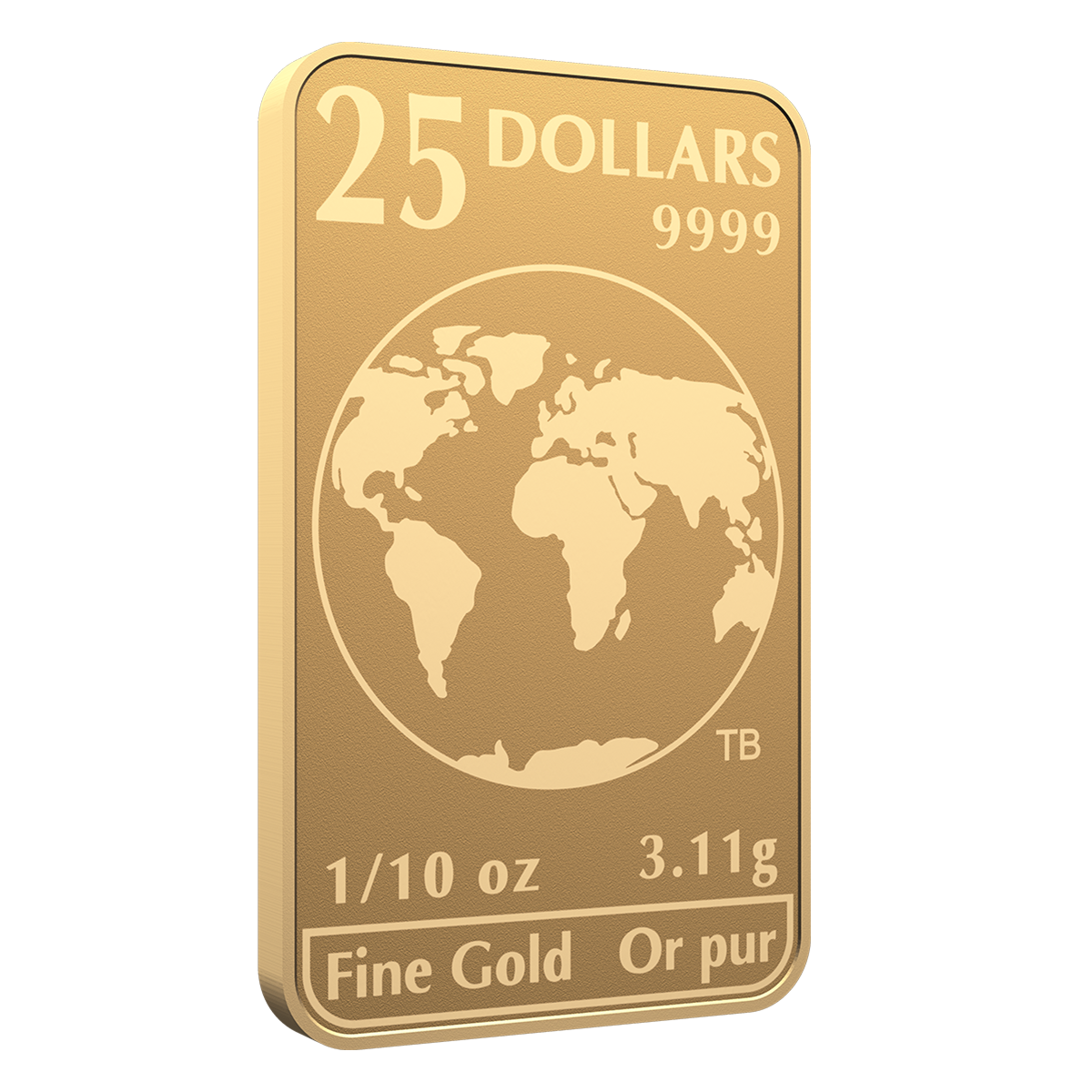 Global Trade Bar - 2025 1 oz. (10 x 1/10 oz.) Pure Gold (Bullion) | The ...