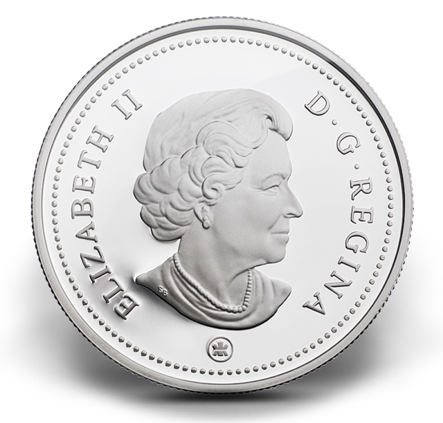 Sterling Silver $5 Proof Coin - 80th anniversary of Canada in
