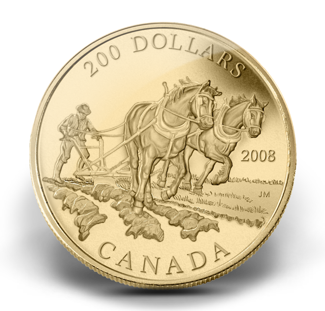 22-Karat Gold Coin – Agriculture Trade (2008) | The Royal Canadian